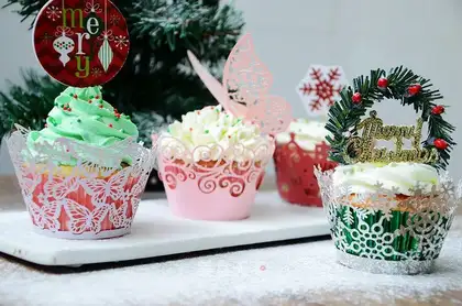 Christmas cupcakes