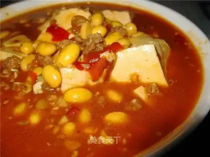 Lamb version of delicious tofu