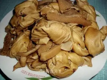 Roasted mutton tripe with thousands of knots