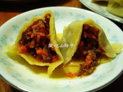 Carrot mutton dumplings