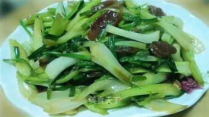stir-fried vegetables with sausage