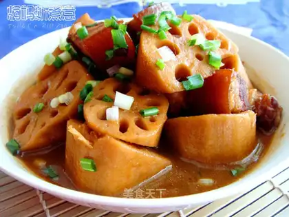 braised lotus root