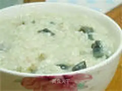 congee with pork and century