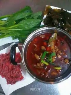 beer duck hotpot