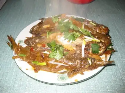 Braised yellow croaker