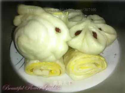 Homemade steamed buns