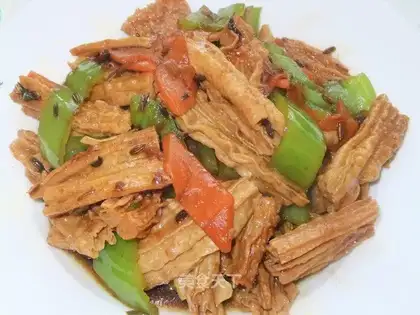 Braised tofu bamboo