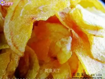 Sweet and sour potato chips