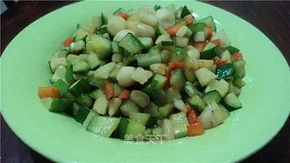 stir-fried three diced nuts