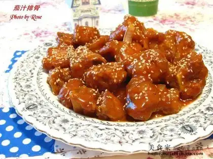 Ribs in tomato sauce