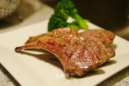 Roast lamb chop