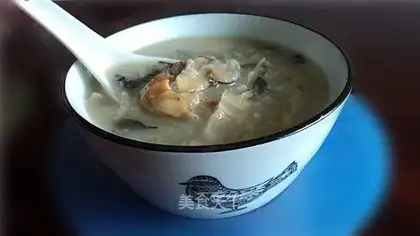 Dried porridge with soy sauce