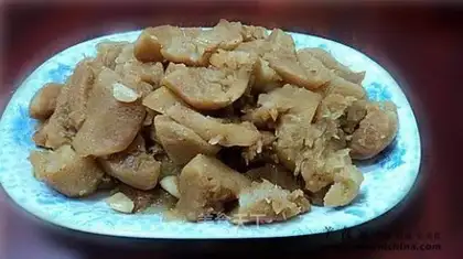 stir-fried grapefruit peel