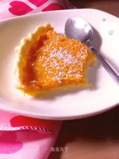 Coconut and Orange Pumpkin Pie