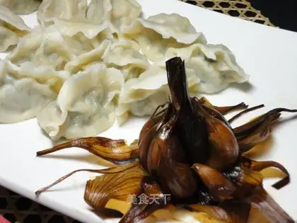 Chinese cabbage and shrimp dumplings