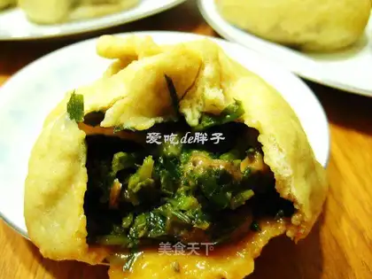 Big steamed pork with leek
