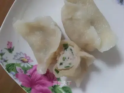 A fish dumpling