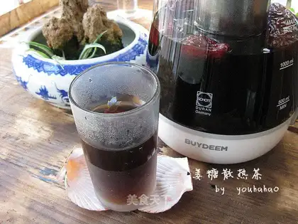 Ginger and hot tea