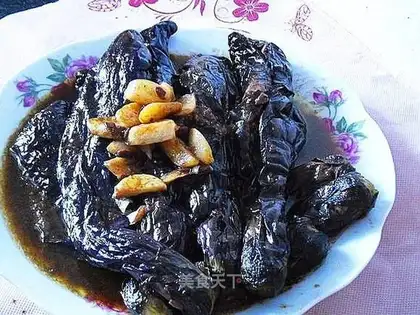 Soybeans and eggplant