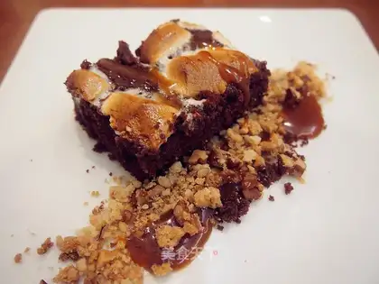 Chocolate cake with souffle