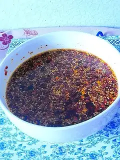 Spicy red oil