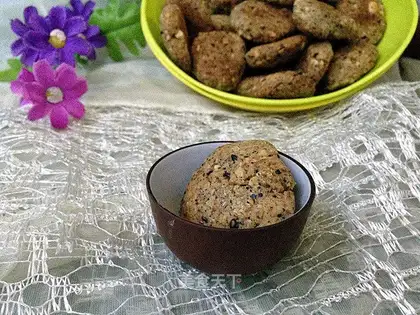 Peanut sesame pancakes