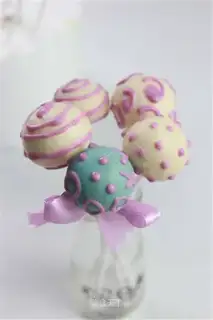 Colored lollipops