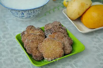 Tea cream cookies