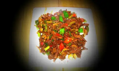 Fried beef
