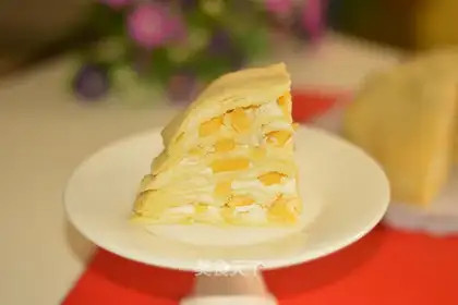 The durian mango cake