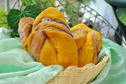 Pumpkin potato soufflé