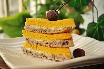 Double cream cake