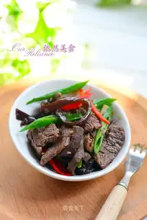 Wood and beef