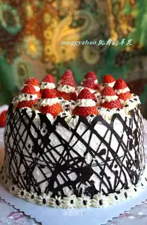 Santa's cream cake