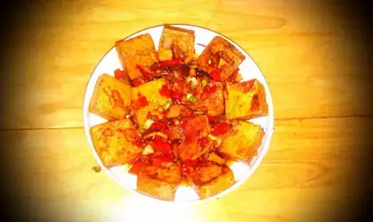 Fried tofu