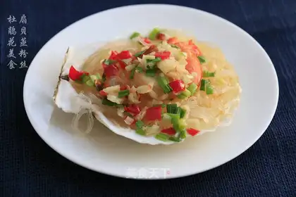 Garlic scallop fans