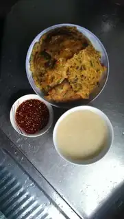 Egg onion carrot pancakes