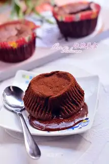 Christmas lava cake