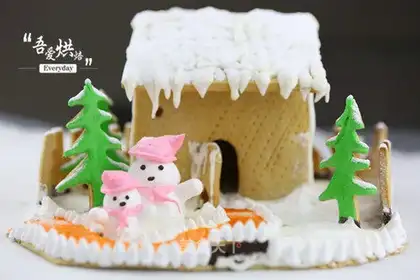 Christmas gingerbread house