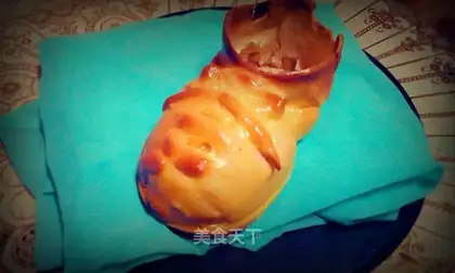 Christmas boot bread