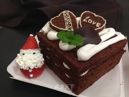 Chocolate Christmas cake