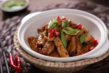 Dry pot tofu