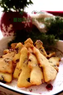 Cranberry Christmas cookies