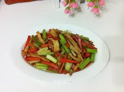 Carrot celery and tofu