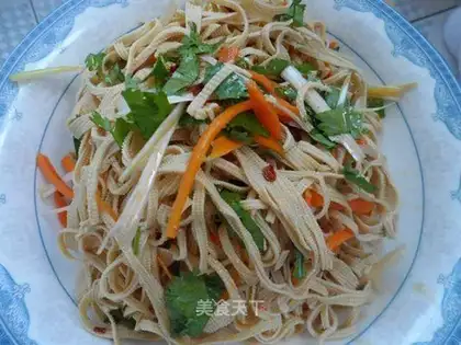 Dry tofu carrot