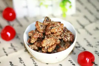 Amber walnuts