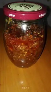 Homemade chili sauce
