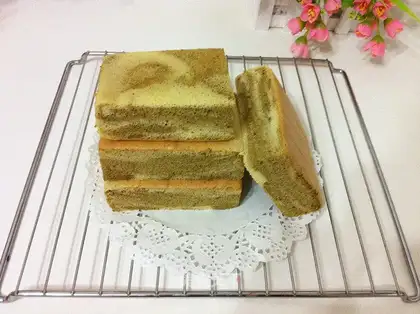 A tea bouquet cake