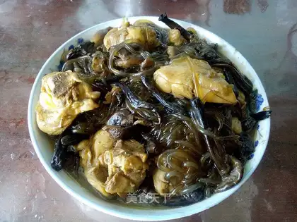 Chicken stew mushrooms