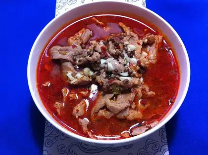 Boiled meat